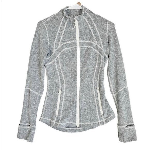 Lululemon Define Running Full Zip Jacket Gray 4 - Picture 3 of 4